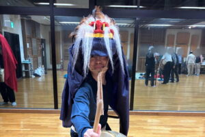 徳丸北野神社獅子舞保存会の練習