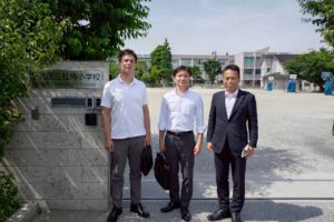 区立小学校の給食調査3校目、紅梅小学校