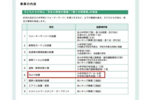 区長の記者会見にて「子どもたちの安心・安全な環境を整備！『暑さ対策事業』の推進事業」が発表されました