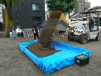 蓮沼東町会の「ミニしおひがり大会」