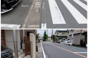路側帯白線の補修対応について