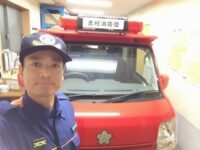 いたばし花火大会において、消防団の消火班で勤務しました