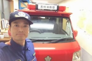 いたばし花火大会において、消防団の消火班で勤務しました