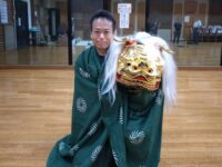 徳丸三ツ和会の寿獅子舞の練習😃