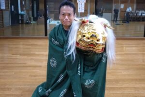 徳丸三ツ和会の寿獅子舞の練習😃