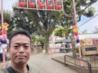 本日も徳丸ヶ丘公園にて、徳丸三交会盆踊り大会