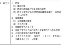 9/24 板橋区議会本会議にて、区政に対する一般質問で登壇します