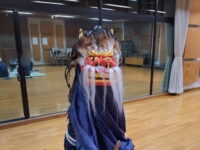 9/16(水)、徳丸北野神社獅子舞保存会の三匹獅子舞の練習😃