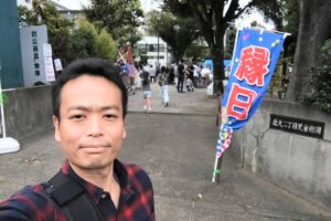 徳丸第一町会縁日に家族で参加