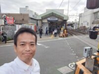 徳丸三ツ和会熟年クラブのラジオ体操に参加した後、東武練馬駅北口前にてご挨拶