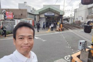 徳丸三ツ和会熟年クラブのラジオ体操に参加した後、東武練馬駅北口前にてご挨拶